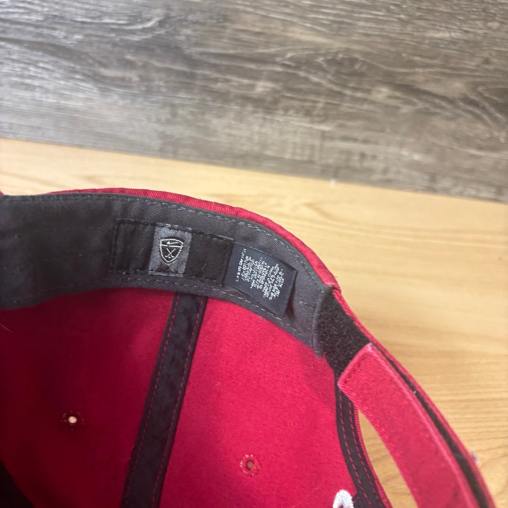 Vintage Nike Hat Cap Strap Back Red Golf Duluth East Greyhounds High School - Picture 9 of 10